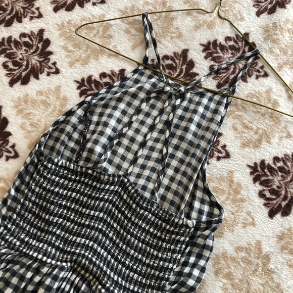 Abercrombie and Fitch Plaid Checkered Dress Medium - Picture 6 of 7